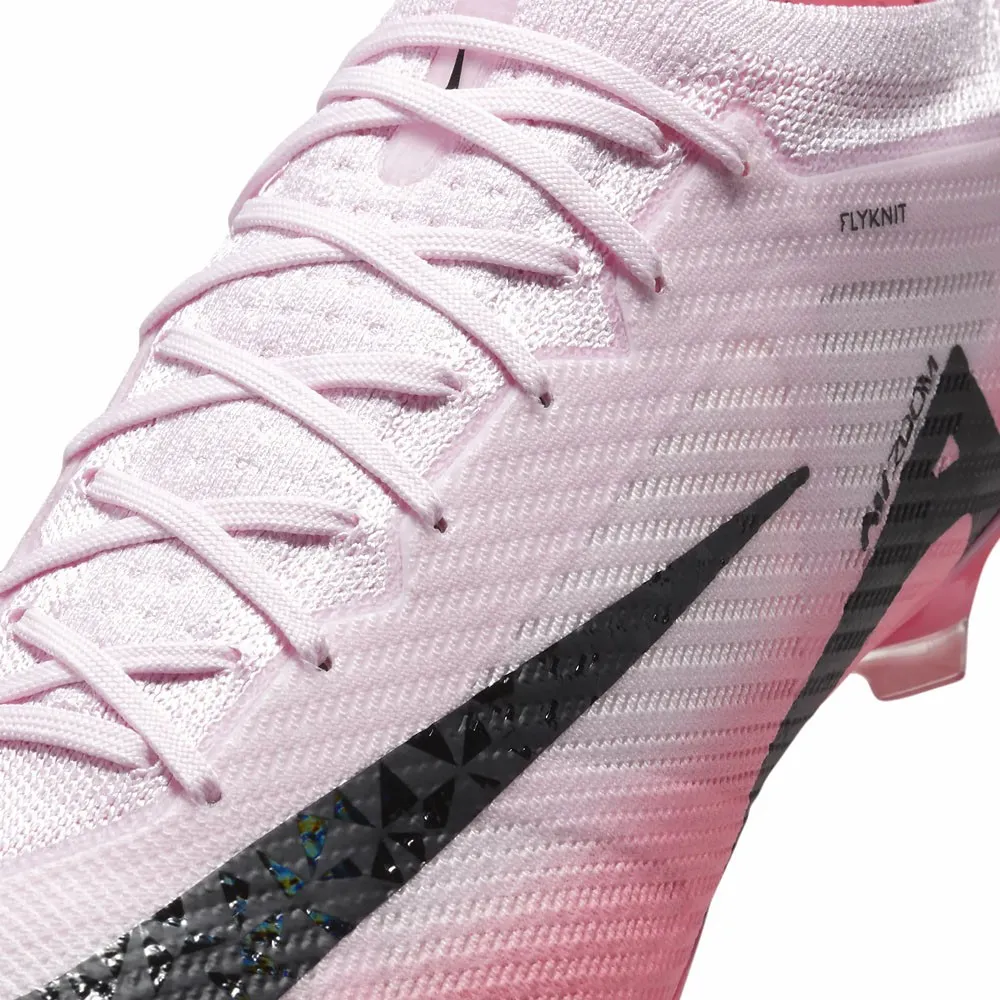 Nike Mercurial Vapor 15 Elite Fg Rosa Nero - Scarpe Da Calcio Uomo