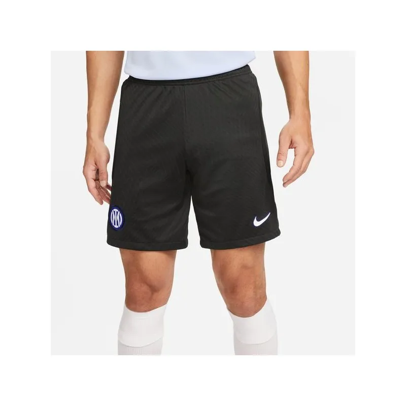 NIKE PANTALONCINO INTER 2023/24 UFFICIALE HOME SHORT STRIKE STADIUM - NERO