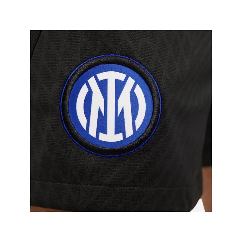 NIKE PANTALONCINO INTER 2023/24 UFFICIALE HOME SHORT STRIKE STADIUM - NERO