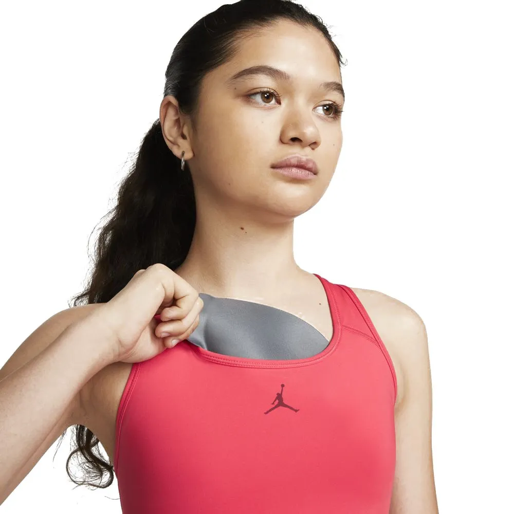 Nike Reggiseno Sportivo Jumpan Medium Support Rosa Donna