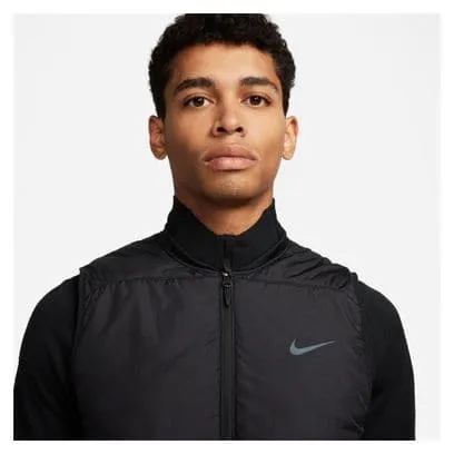 Nike Therma-Fit Run Division AeroLayer Black Sleeveless Thermal Jacket