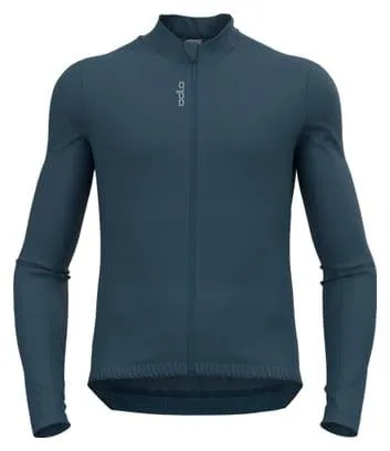 Odlo Full Zip Zeroweight Ceramiwarm Cycling Jacket Blue