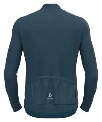 Odlo Full Zip Zeroweight Ceramiwarm Cycling Jacket Blue