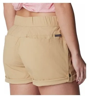 Pantaloncini Columbia Firwood Camp II Beige Donna