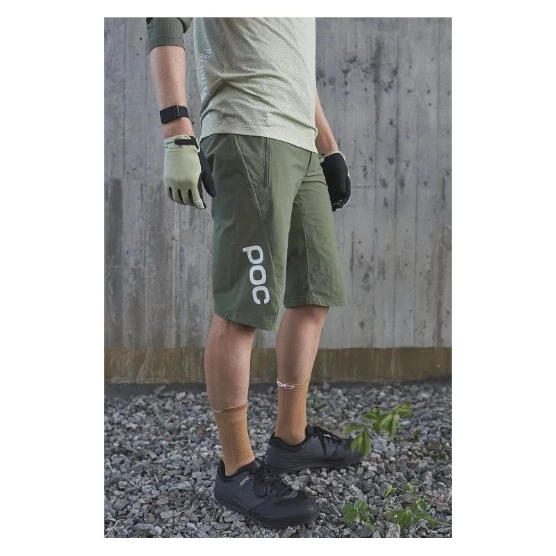 Pantaloncini MTB Poc Essential Enduro Uomo (Verde Epidote)