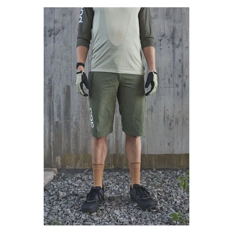 Pantaloncini MTB Poc Essential Enduro Uomo (Verde Epidote)