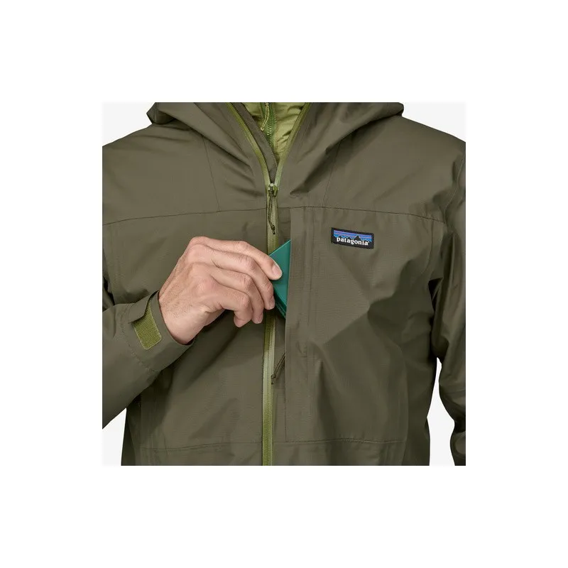 PATAGONIA Men's Boulder Fork Rain Jacket Forge Grey