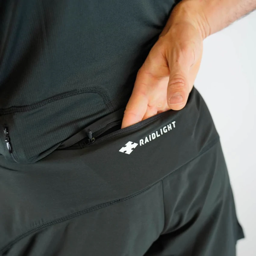 RAIDLIGHT ACTIVE RUN SHORT Black Pantaloncini Running uomo