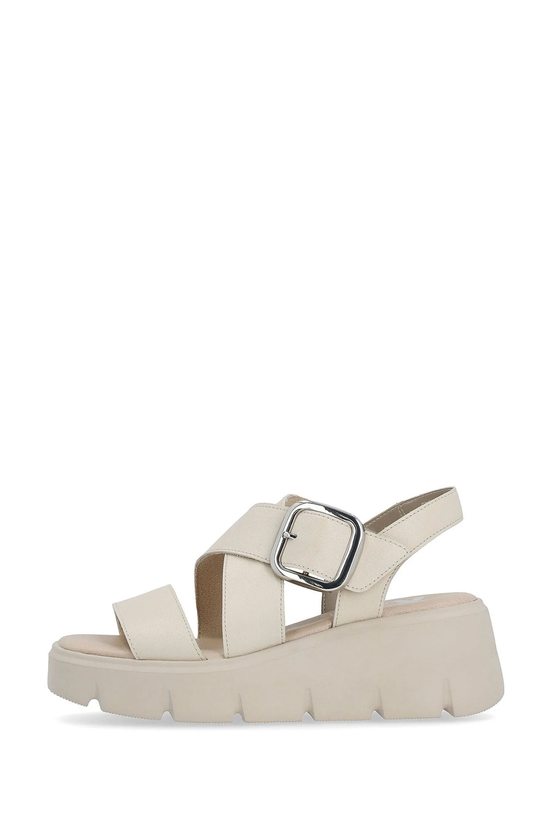 Rieker Donna Evolution - Bur - Cream con chiusura - Sandali