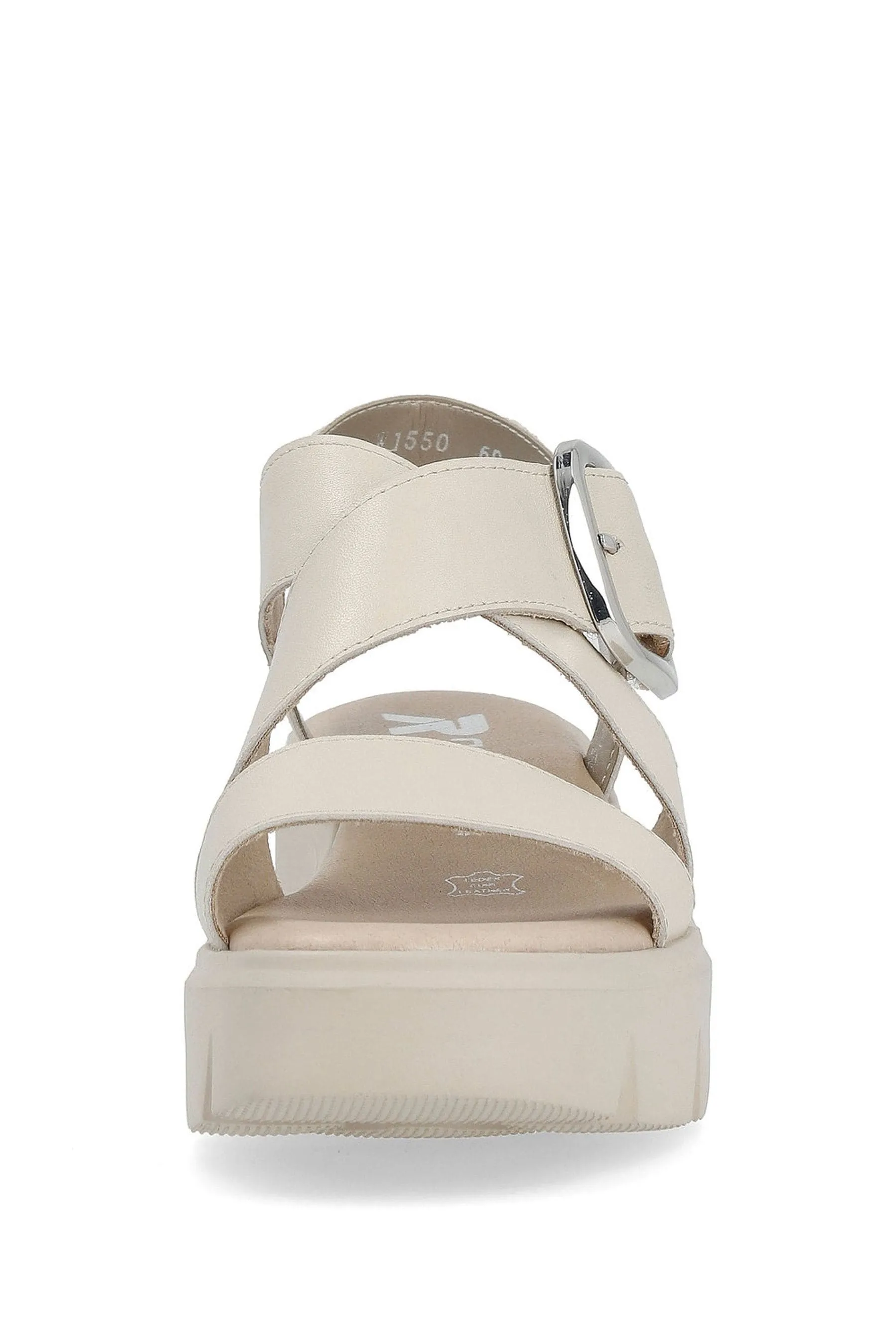 Rieker Donna Evolution - Bur - Cream con chiusura - Sandali