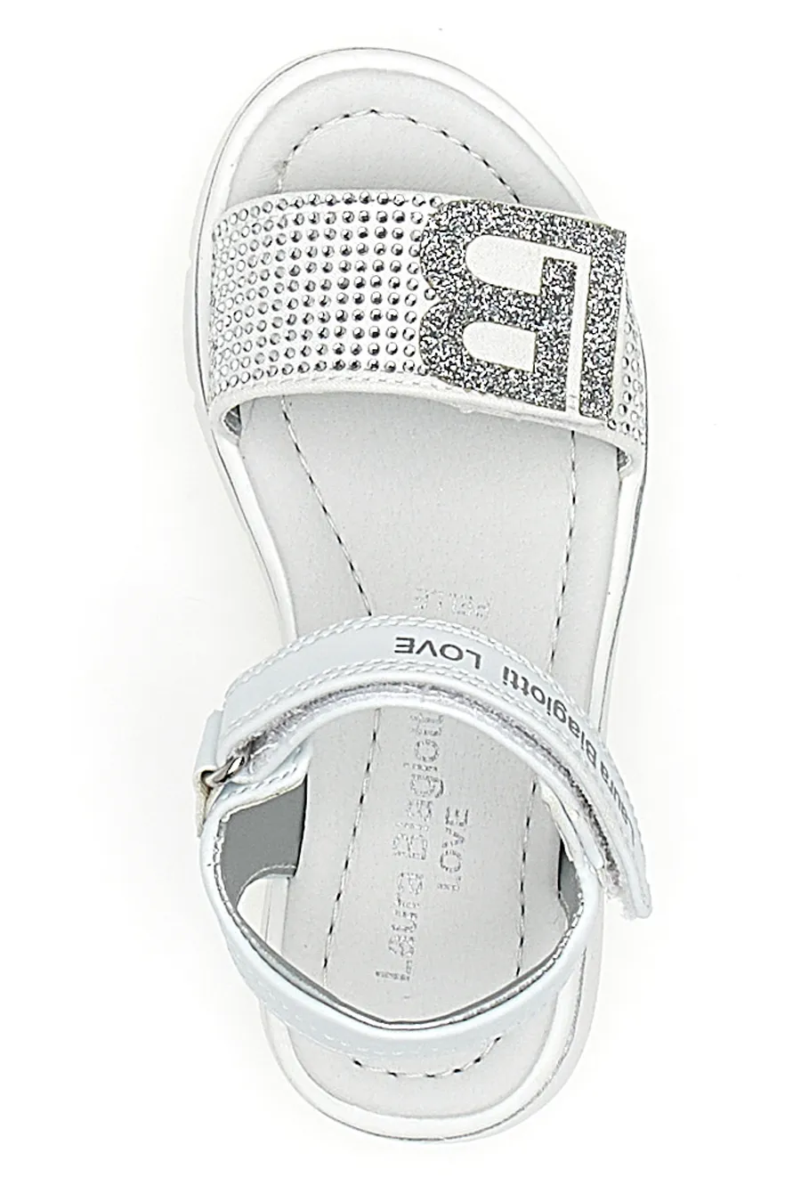 Sandali Bianchi con Strass Laura Biagiotti 9044