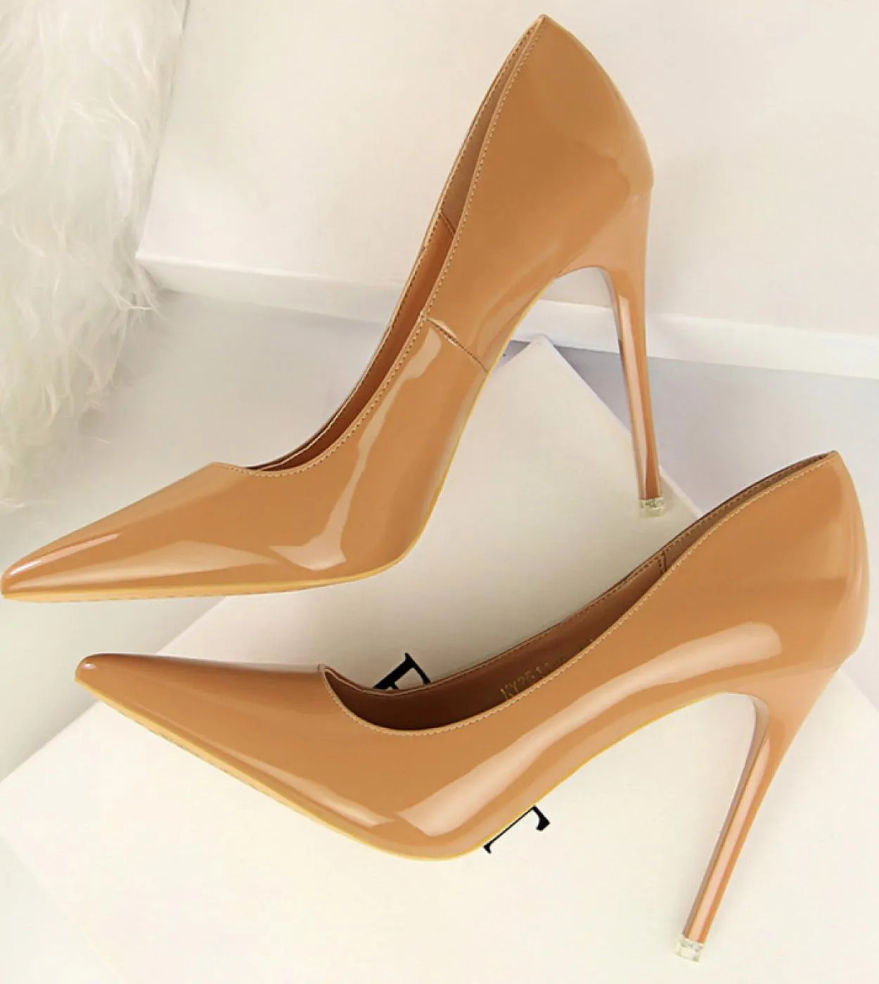 Scarpin Womens High Heels Nude Nude Woman Shoes Luxury Luxury Women Nude Shoes Pumps