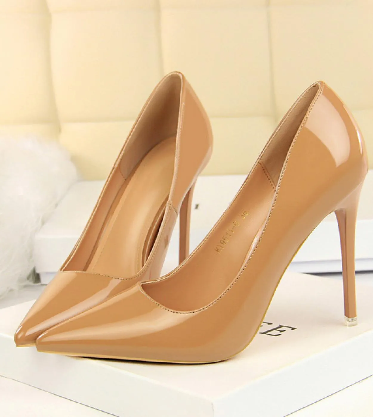 Scarpin Womens High Heels Nude Nude Woman Shoes Luxury Luxury Women Nude Shoes Pumps