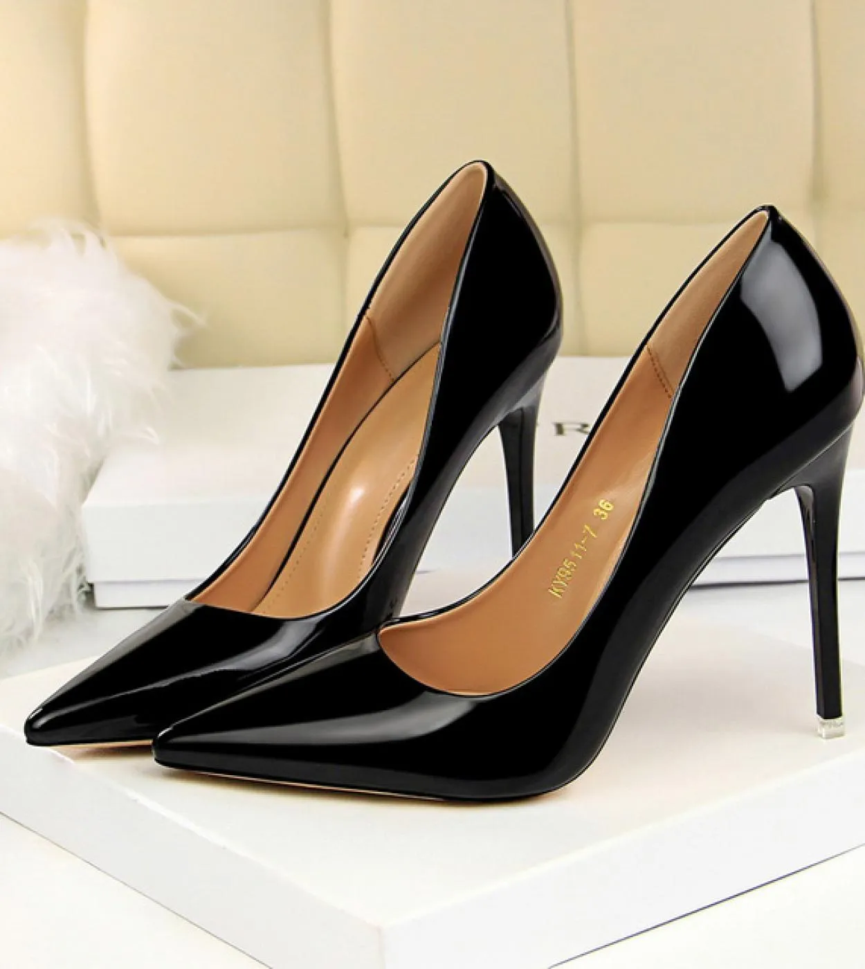 Scarpin Womens High Heels Nude Nude Woman Shoes Luxury Luxury Women Nude Shoes Pumps