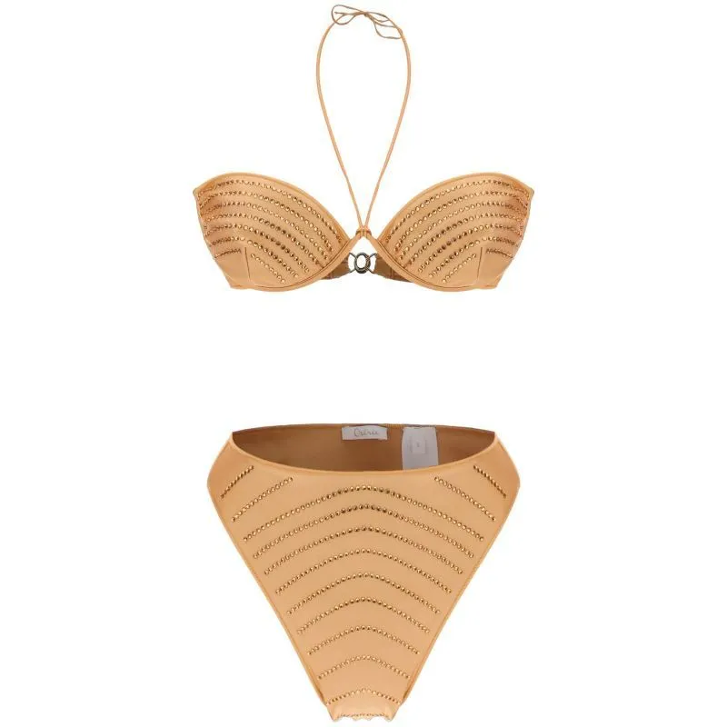 Set bikini con cristalli