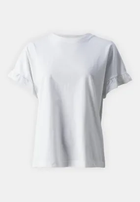 SLFCECILIEE FRILL TEE - T-shirt con stampa