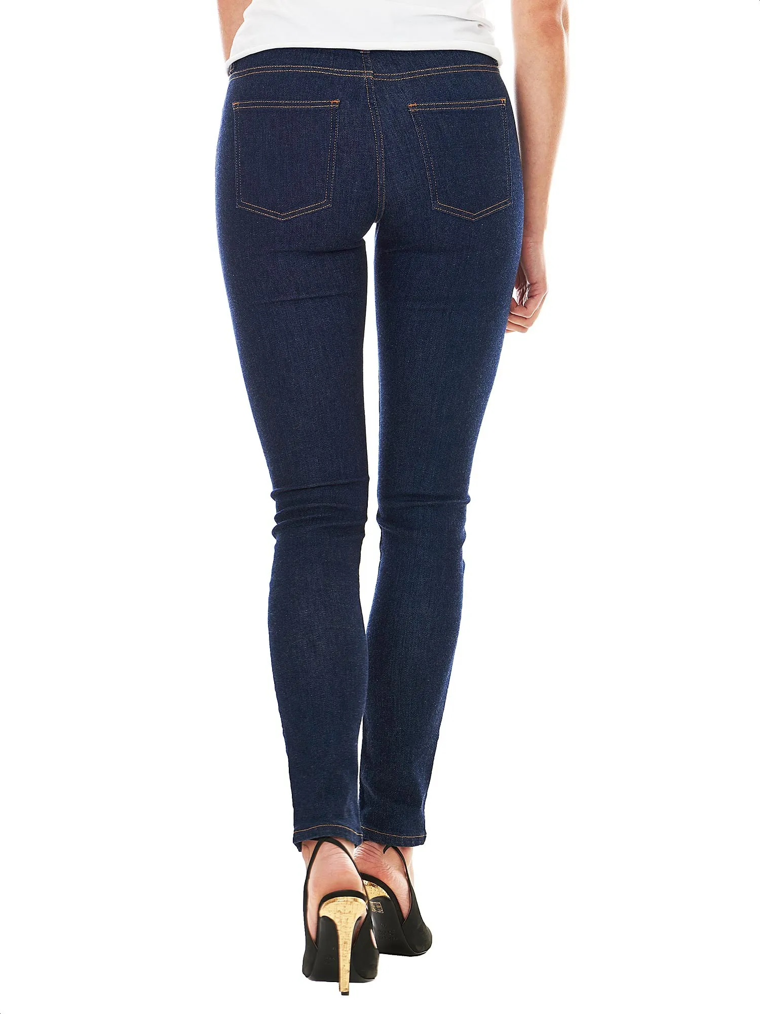 Stretch jeans in light washed blue denim