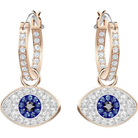 SWAROVSKI Orecchini donna gioielli Swarovski Duo Evil Eye 5425857