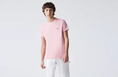 T-shirt Manica Corta Lacoste TH6709 7SY Rose