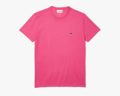 T-shirt Manica Corta Lacoste TH6709 PQS Rose