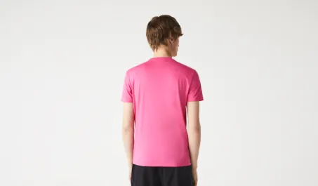 T-shirt Manica Corta Lacoste TH6709 PQS Rose