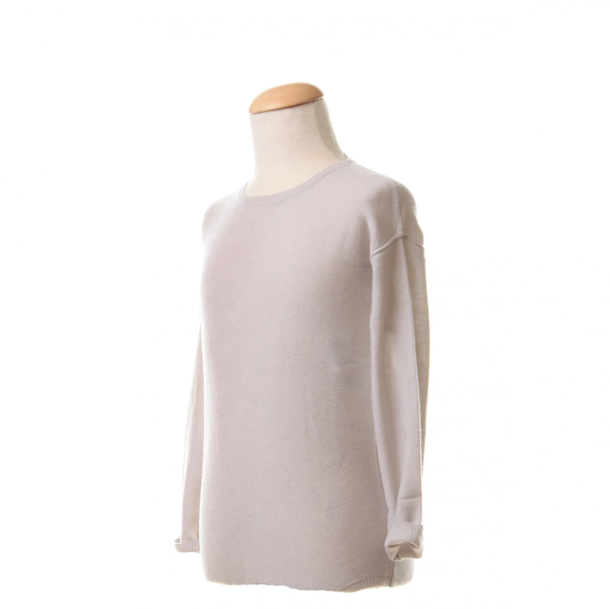 T-Shirt Maniche Lunghe Jersey Di Cotone Tortora