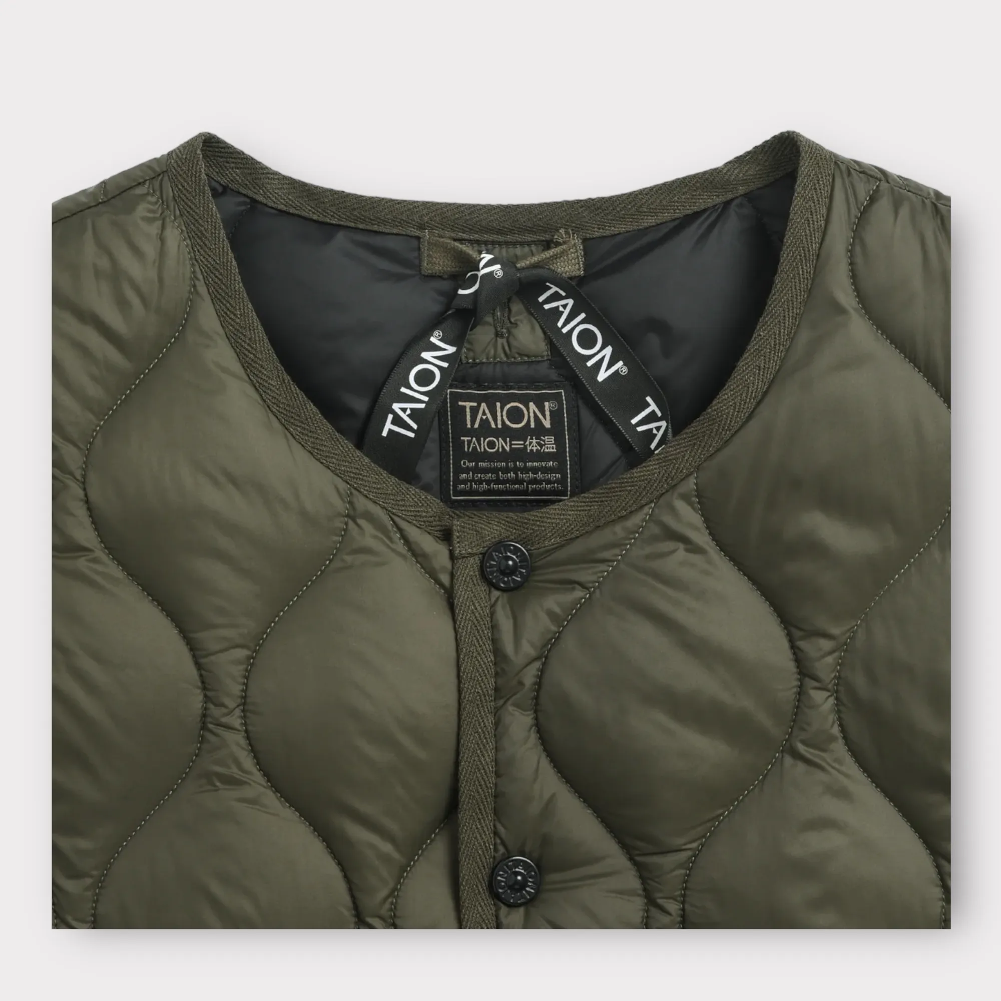 TAION Round Neck Jacket