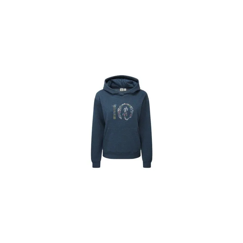 Tentree Wildfields Ten Felpa con cappuccio (Moonlit Ocean) Donna