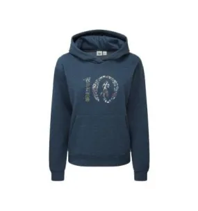 Tentree Wildfields Ten Felpa con cappuccio (Moonlit Ocean) Donna