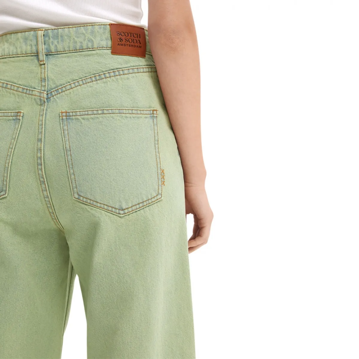 Tide Jeans Con Gamba A Palloncino, Verde