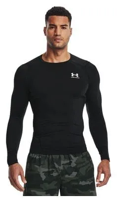 Under Armour Heatgear Armour Long Sleeve Compression Jersey Black