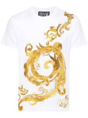 versace jeans couture T-shirt stampa barocco