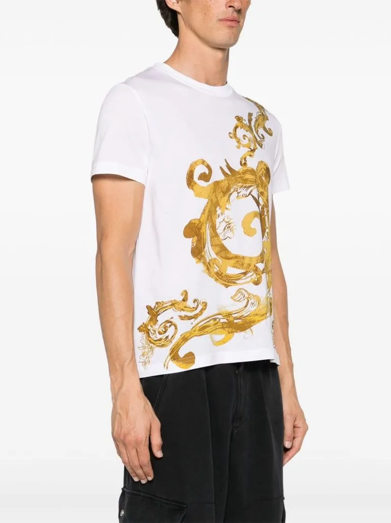 versace jeans couture T-shirt stampa barocco