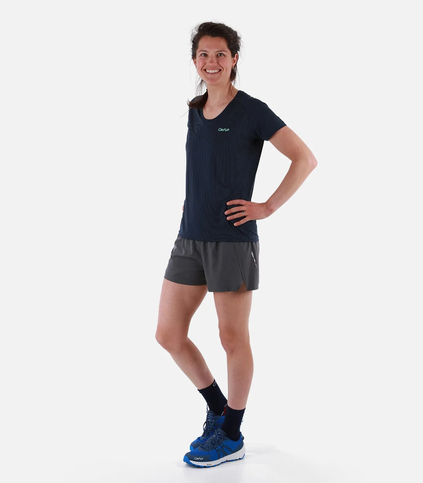 VESUBIE- Donna Short da Trail Running con cintura multitasche