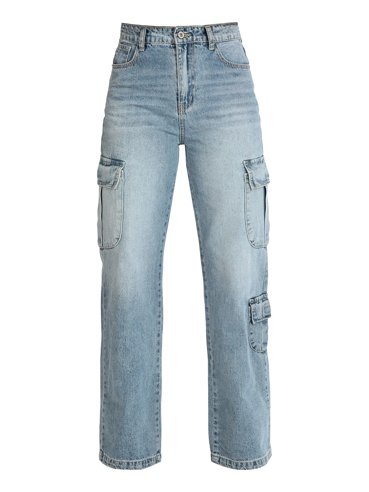 Water Jeans Jean large femme avec grandes poches