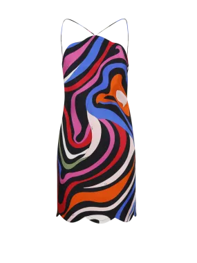 WOMAN EMILIO PUCCI MULTICOLOR SILK DRESS