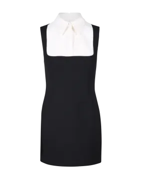 WOMAN VALENTINO BLACK VIRGIN WOOL DRESS